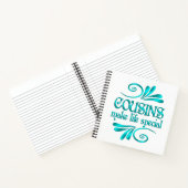 いとこ達が人生を特別なものにする ノートブック (内部)