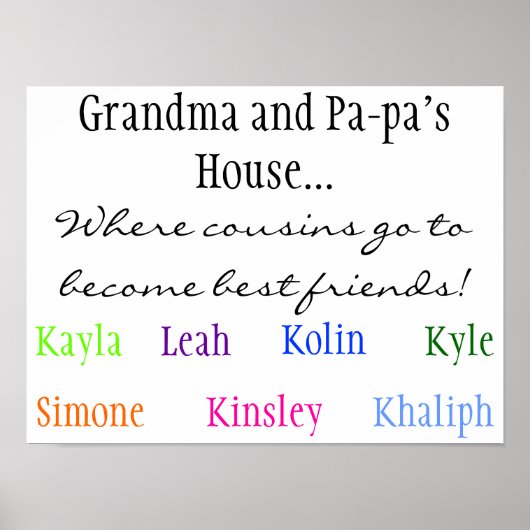 いとこ達が友達最高のになる所へ行く！ ポスター (正面)