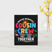 いとこ達と2025年の思い出作り家族再会マ カード (黄色い花)