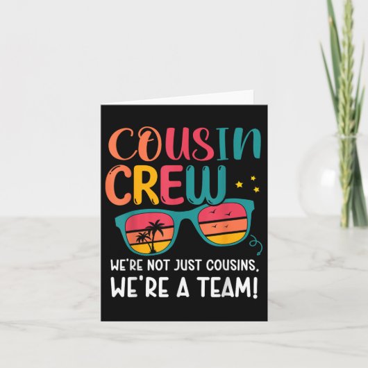 いとこ達と2025年家族再会 思い出を作ろうマ カード (正面)