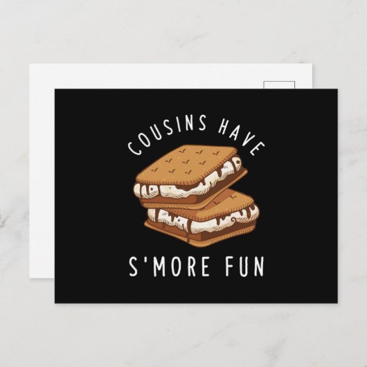 いとこ達はSMoreおもしろい兄妹の家族のギフトを持っている ポストカード (正面/裏面)