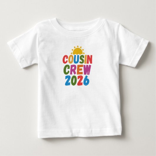 いとこ+クルー ベビーTシャツ (正面)
