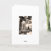 いとこ & 新しい妻の結婚式おめでとう カード (裏面)