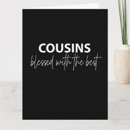 いとこ - 最高の祝福を込めたグリーティング カード