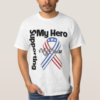 いとこ-私の英雄を支えている軍隊 Tシャツ