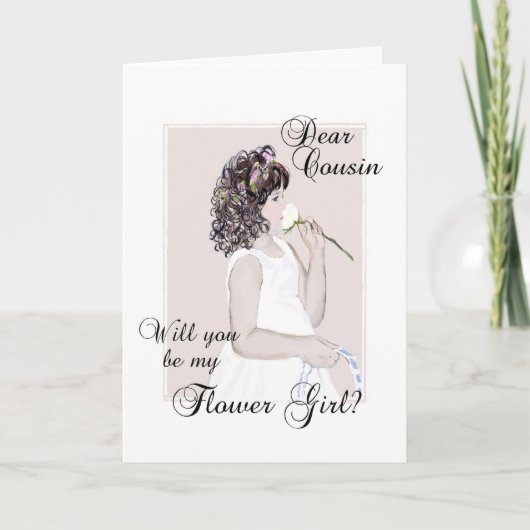 いと親愛こ…花の女の子？ 招待状 (正面)