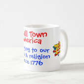 いなか町のアメリカのマグ コーヒーマグカップ (正面右)