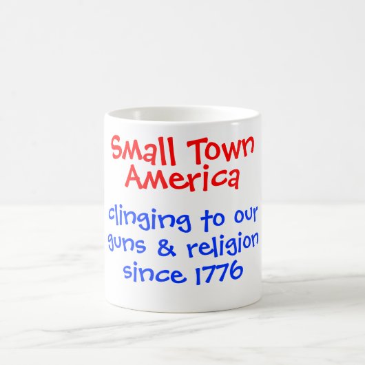 いなか町のアメリカのマグ コーヒーマグカップ (中央)