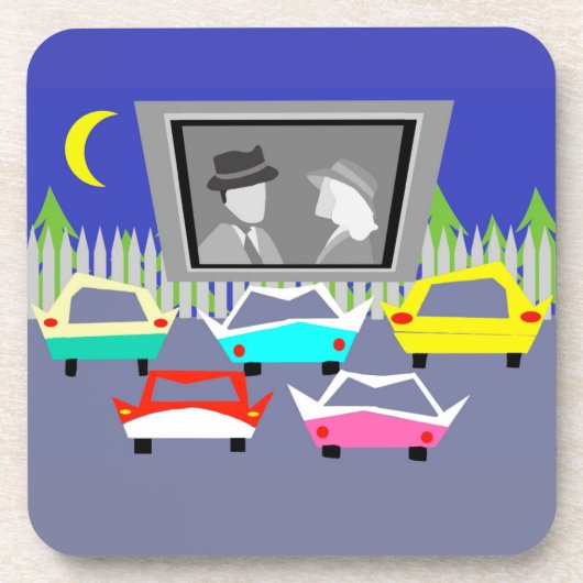 いなか町のドライブ・イン映画コルクのコースター コースター (正面)