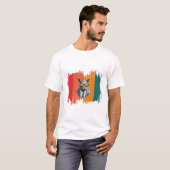 いぬのデザイン Tシャツ (正面フル)