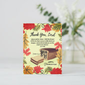 いのちのパン 感謝祭の休暇、幸せなホリデー ポストカード (スタンド正面)