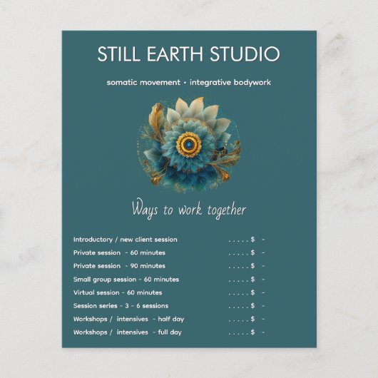 いのちのフィールド｜マンダラ チラシ (正面)