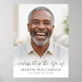 いのちの写真 モダンスクリプト メモリアル ポスター (正面)