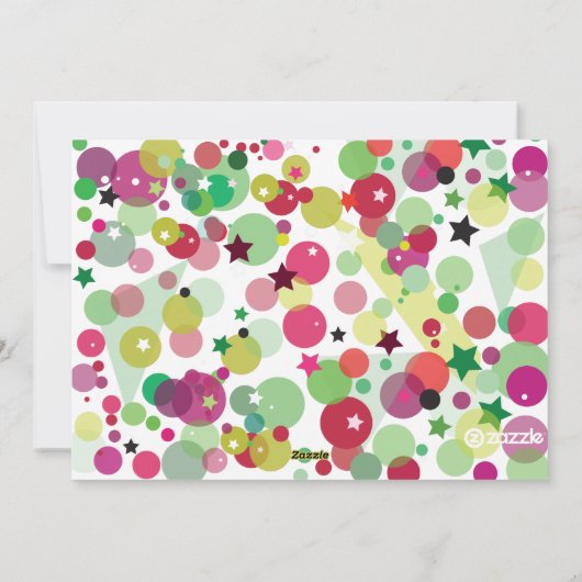 いのちの木のホリデー家族グリーティングカード シーズンカード (裏面)