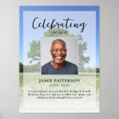 いのちの木, 命の写真, 葬儀 ポスター (正面)