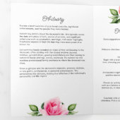 いのちの祝い 水彩花 記念 三つ折りプログラム (内部最初)