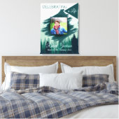 いのちの祝祭　緑の松林　写真 キャンバスプリント (インサイチュ (寝室))