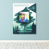 いのちの祝祭　緑の松林　写真 キャンバスプリント (インサイチュ (ウッドフロア))