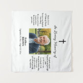 いのちの祝福 1 枚の写真と聖書の詩 タペストリー (正面(横))