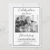 いのちの記念式・葬儀の写真・追悼・祈り 招待状 (正面)