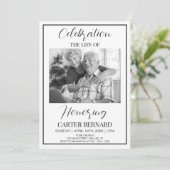 いのちの記念式・葬儀の写真・追悼・祈り 招待状 (スタンド正面)