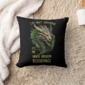 いびきしてない内竜の轟音だ! クッション (ブランケット)