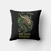 いびきしてない内竜の轟音だ! クッション (裏面)