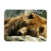 いびきクマ マグネット (横)