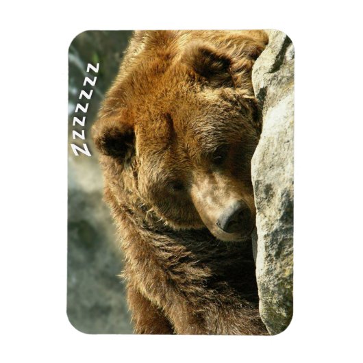 いびきクマ マグネット (縦)