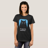 いびきパーティー サルカスティック 猫 仕事 ジョーク 学校 家族 Tシャツ (正面フル)