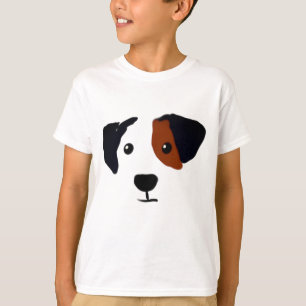 いぶかしげなハッピードッグ Tシャツ