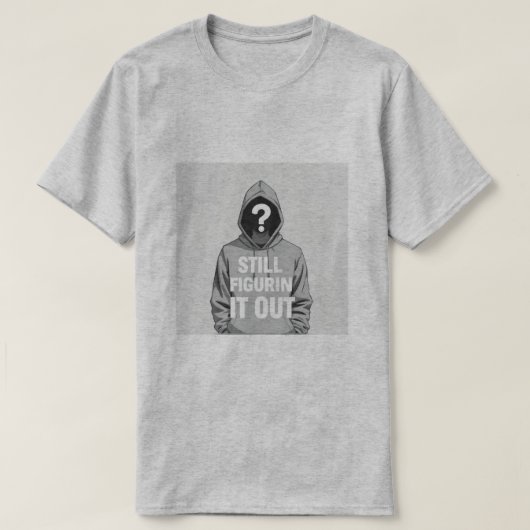 いまだに具体化している | 神秘的なフード付きスウェットシャツグラフィック Tシャツ (デザイン正面)