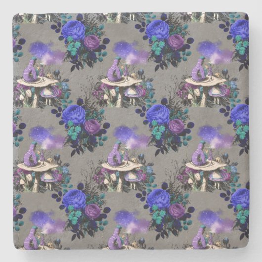 いもむしとの不思議の国のアリス ストーンコースター (正面)