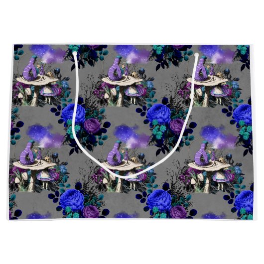 いもむしとの不思議の国のアリス ラージペーパーバッグ (正面)