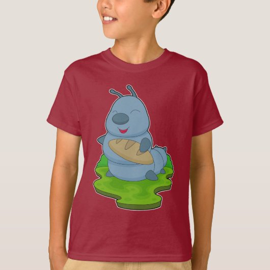 いもむしパン Tシャツ (正面)