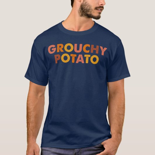 いやいやポテト サツマイモ Tシャツ (正面)