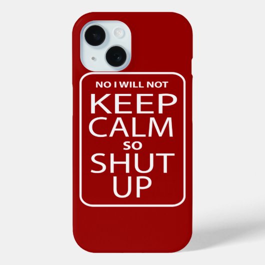 いやおもしろい落ち着けな保い Case-Mate iPhoneケース (裏面)