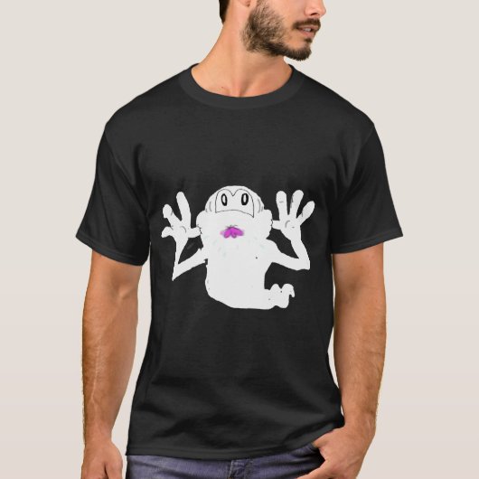 いやがらせをするオバケ（Erica Crooks Designs） Tシャツ (正面)