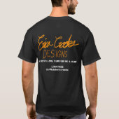 いやがらせをするオバケ（Erica Crooks Designs） Tシャツ (裏面)