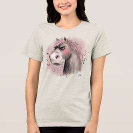 いやな馬 トライブレンドＴシャツ