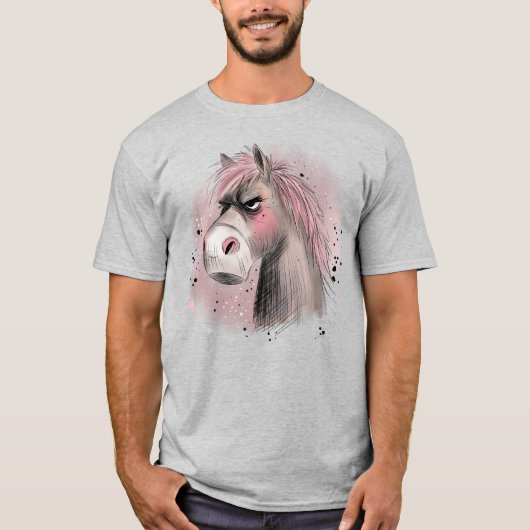 いやな馬 Tシャツ (正面)