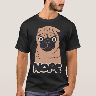いやパグ犬のイラスト Tシャツ