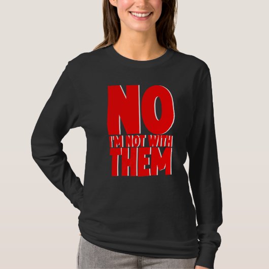 いや俺は一緒じゃない Tシャツ (正面)