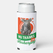 いや感謝してい、コアラ・ベア・バッテリーを充電している スリム缶クーラー (Seltzer正面)