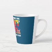 いや水は飲まな絵を描い。 カフェラテマグ (右)