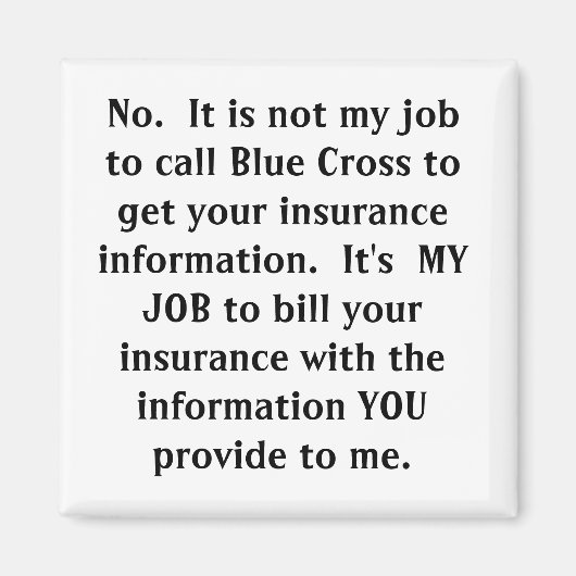 いや。ブルークロスに電話して… マグネット (正面)