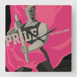 いや…プライド四角時計 スクエア壁時計