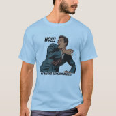 いや！!平らな地球の信奉者は違う！ Tシャツ (正面)