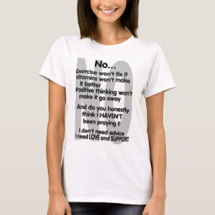 いや……見えない病気 Tシャツ