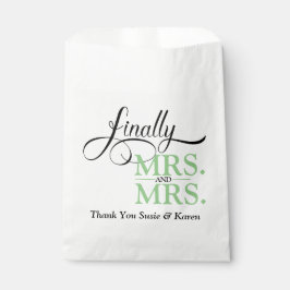 いよいよミセス・アンド・ミセス・ウェディング・レセプション フェイバーバッグ